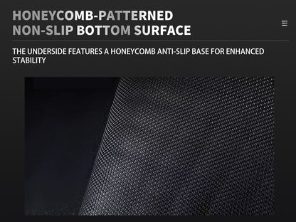 Honeycomb-patterned non-slip car boot mat