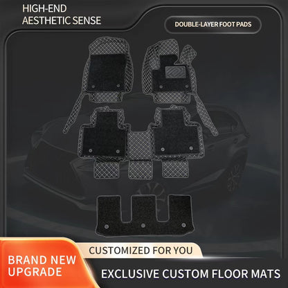 Handmade Custom Fit Heavy Duty Double Layers Floor Mats