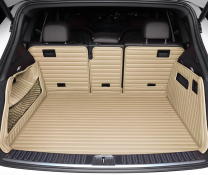 Handmade Custom Fit Nappa PU Leather 3D Boot Liner / Cargo Mats