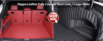 Handmade Custom Fit Nappa PU Leather 3D Boot Liner / Cargo Mats