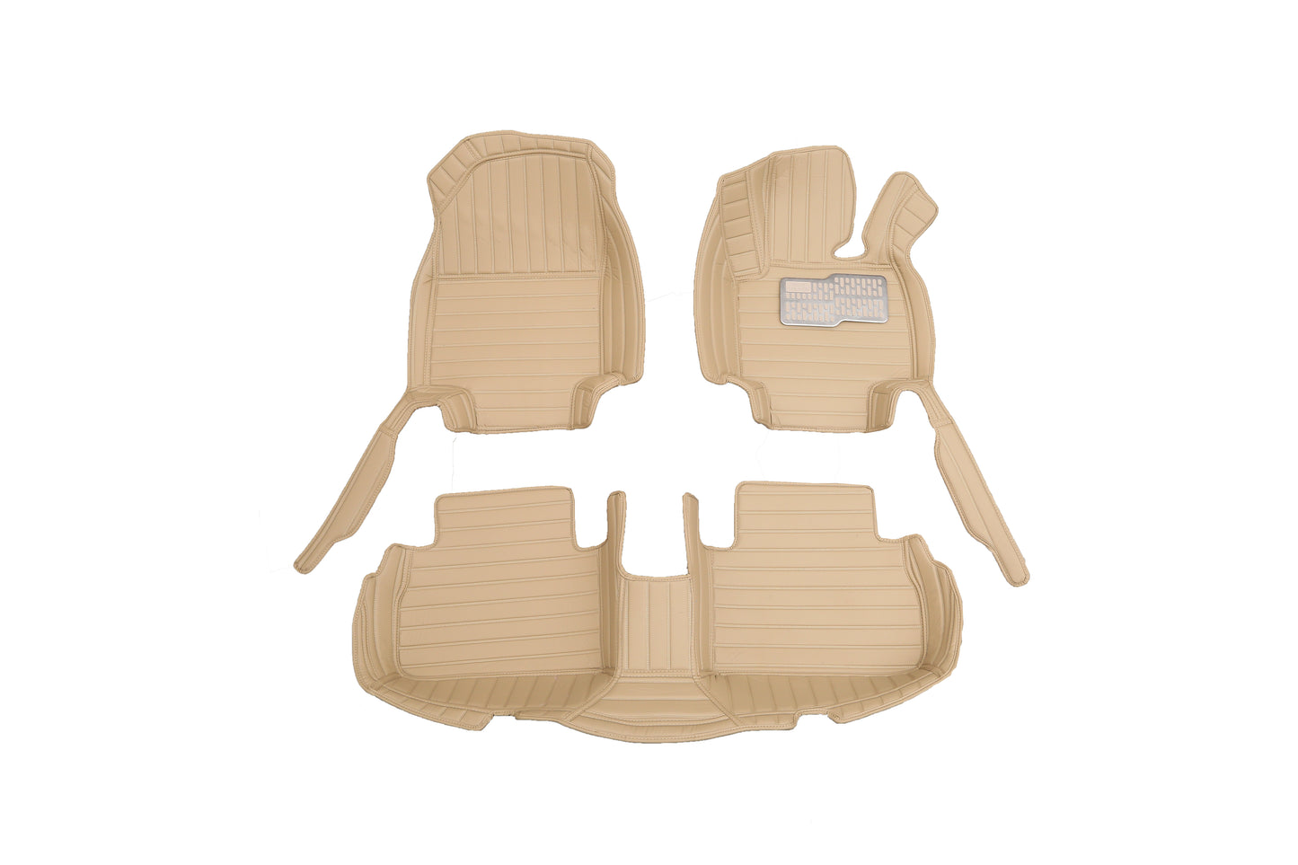 Handmade Custom Fit Nappa PU Leather 3D Floor Mats