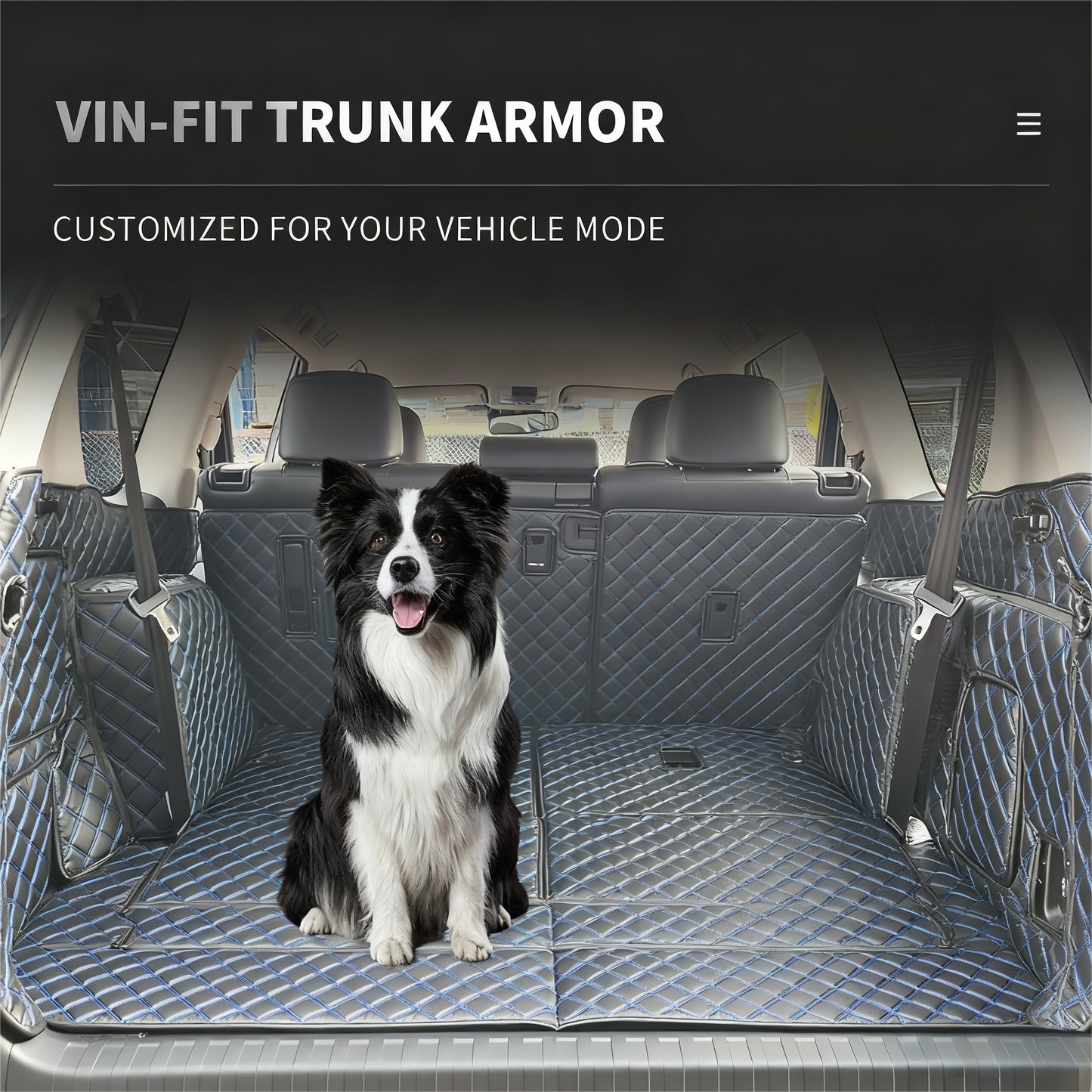 pet-friendly trunk floor mat
