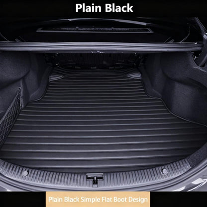 Handmade Custom Fit Nappa PU Leather Simple Flat Boot Liner