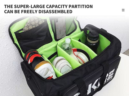 Large Capacity Partition Travel Bag | Detachable Compartment | Water-Resistant Sneaker & Weekend Duffel