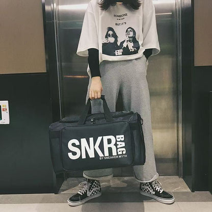 Large Capacity Partition Travel Bag | Detachable Compartment | Water-Resistant Sneaker & Weekend Duffel